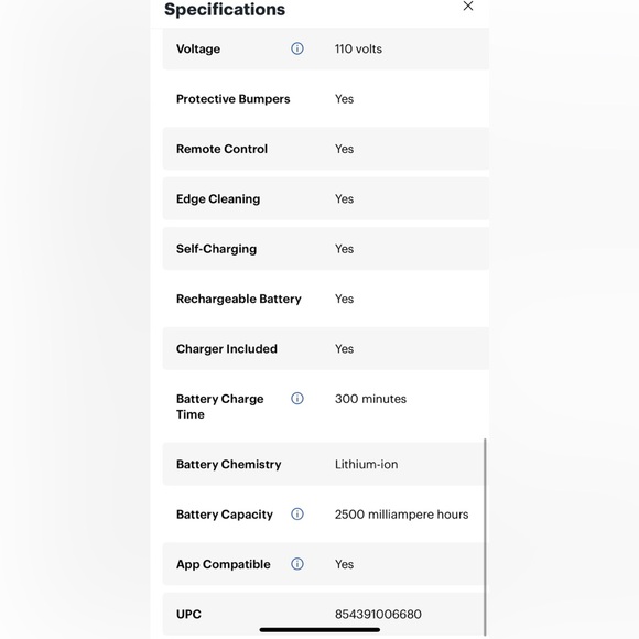 bObsweep Robotic Vacuum Cleaner - Silver - Picture 11 of 12